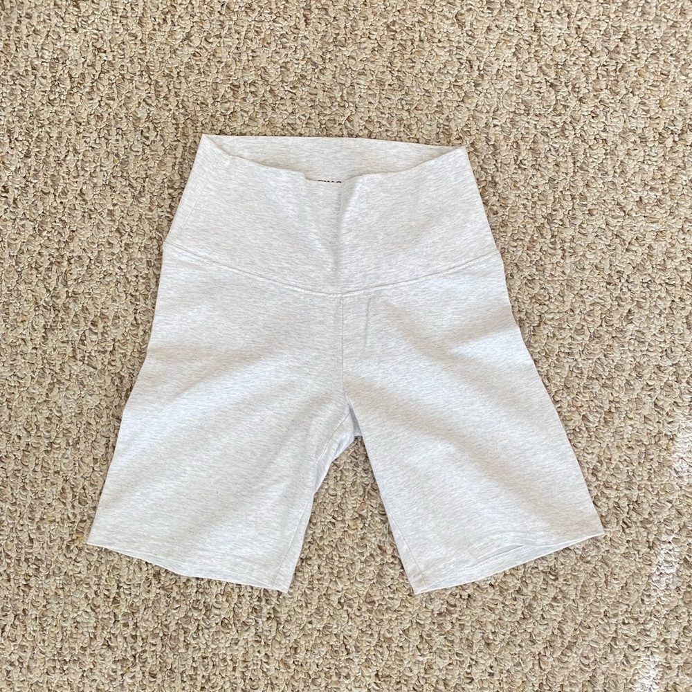 TNA Light Gray Bike Shorts